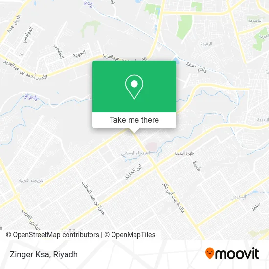 Zinger Ksa map