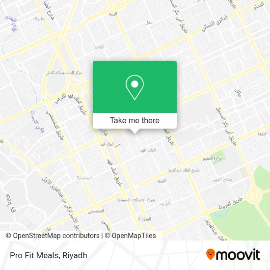 Pro Fit Meals map