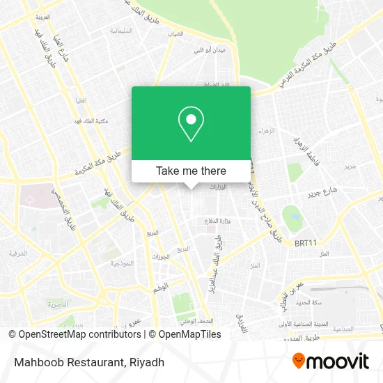 Mahboob Restaurant map
