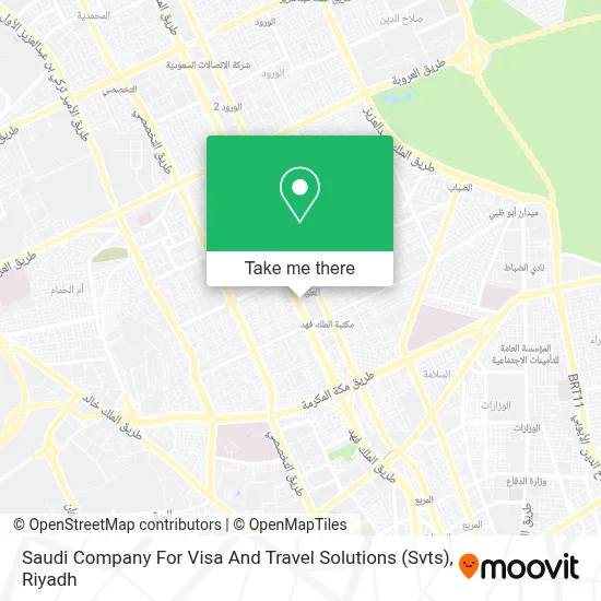 Saudi Company For Visa And Travel Solutions (Svts) map