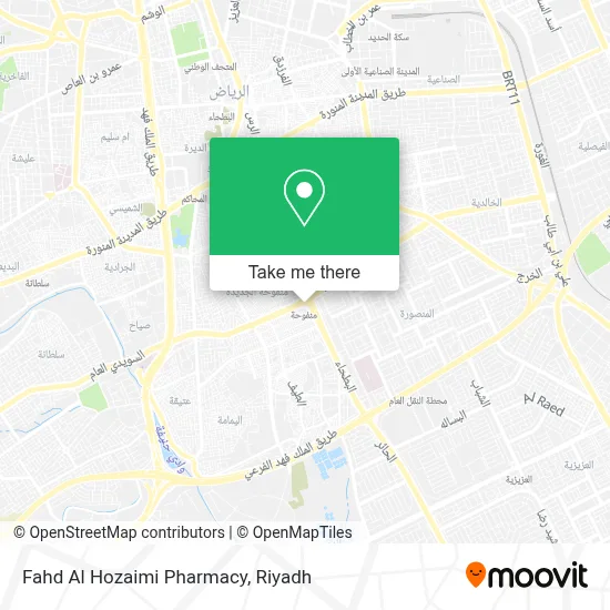 Fahd Al Hozaimi Pharmacy map