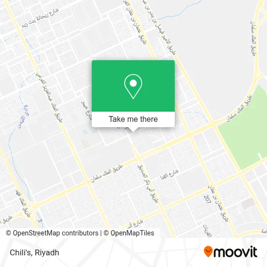 Chili's map