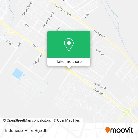 Indonesia Villa map