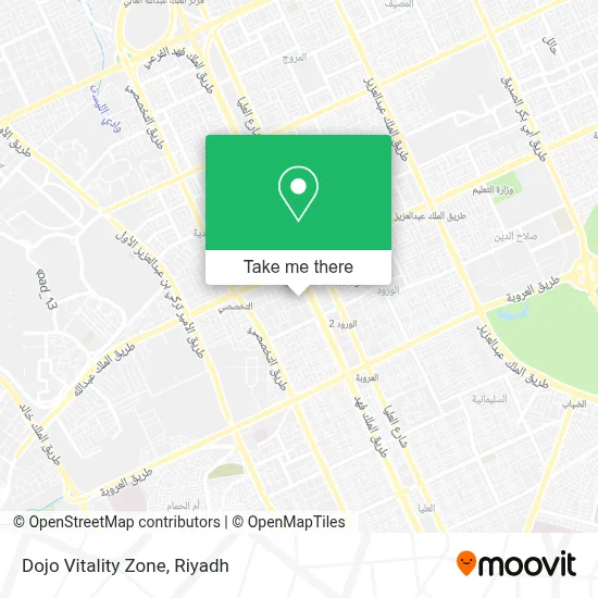 Dojo Vitality Zone map