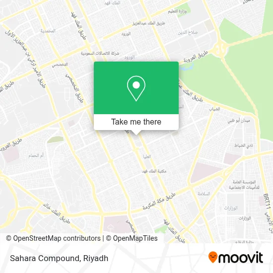 Sahara Compound map