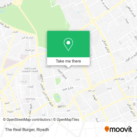 The Real Burger map