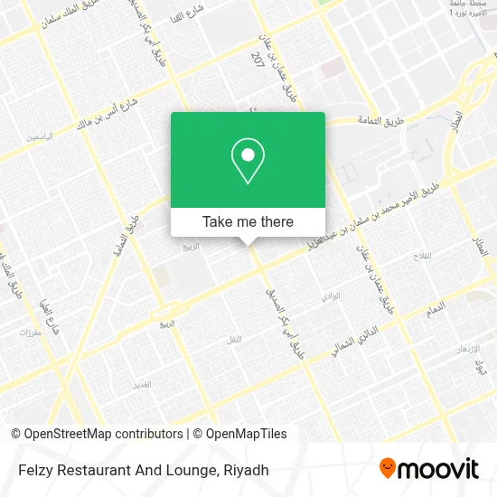 Felzy Restaurant And Lounge map