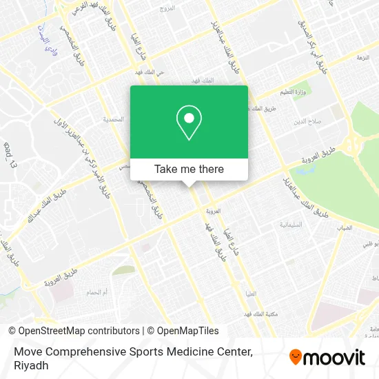 Move Comprehensive Sports Medicine Center map