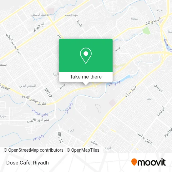 Dose Cafe map