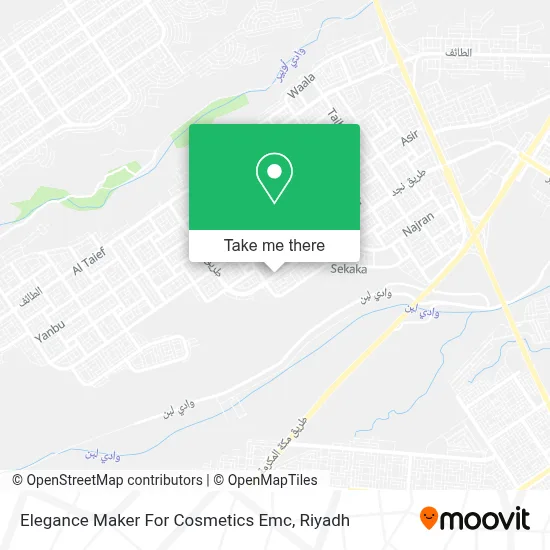 Elegance Maker For Cosmetics Emc map