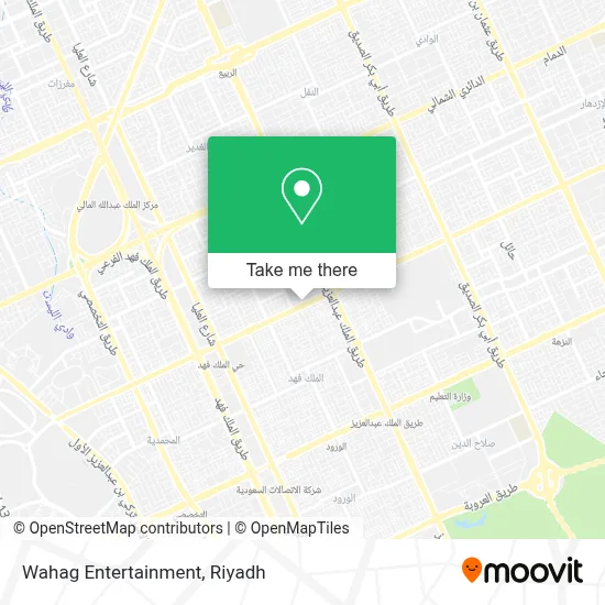 Wahag Entertainment map