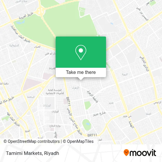 Tamimi Markets map