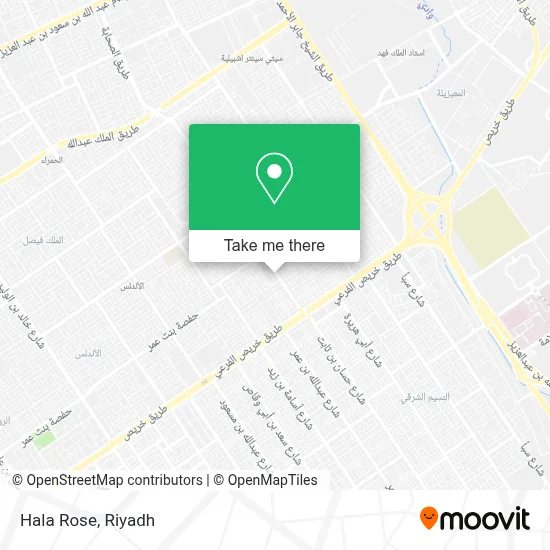 Hala Rose map