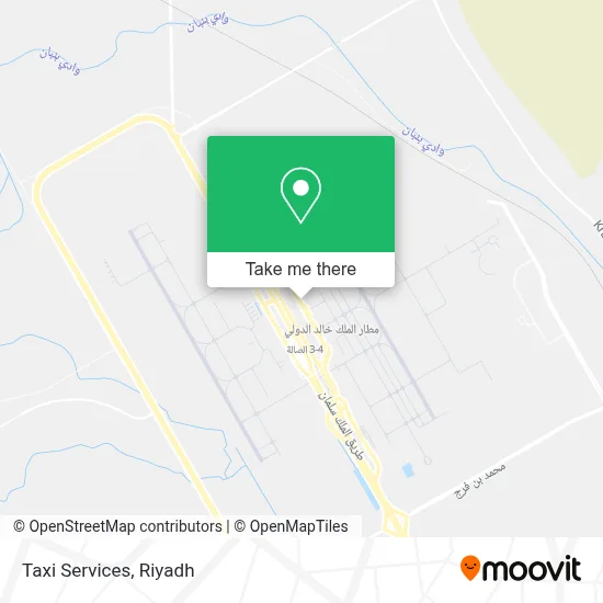 Taxi Services map