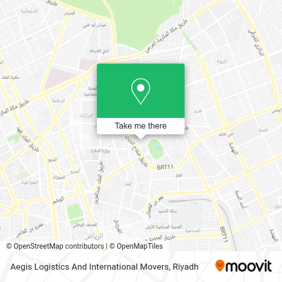 Aegis Logistics And International Movers map