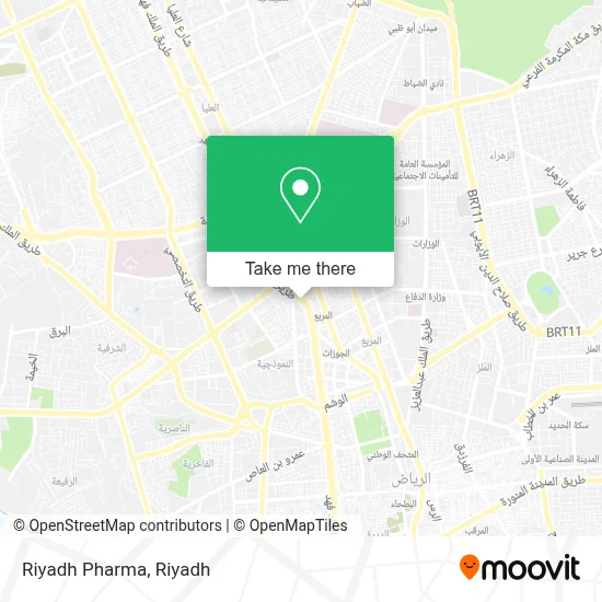 Riyadh Pharma map