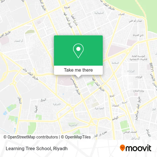 Learning Tree School map