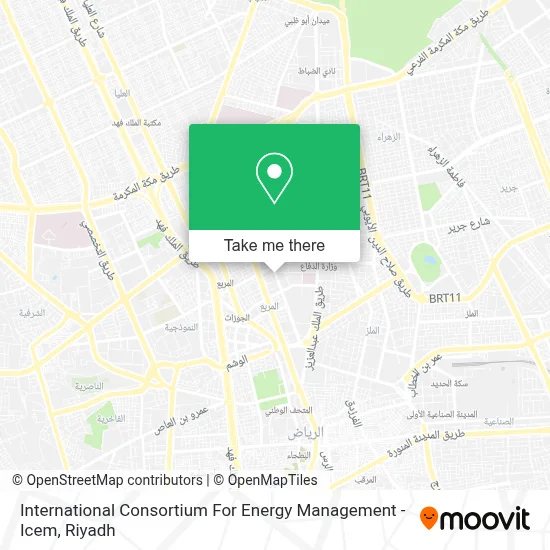 International Consortium For Energy Management - Icem map