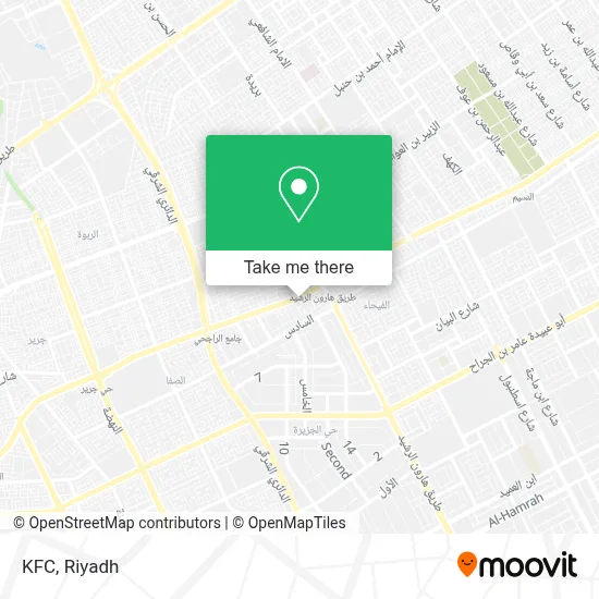 KFC map