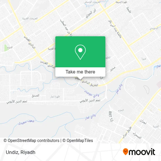 Undiz map