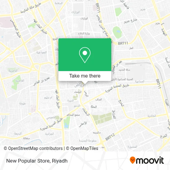 New Popular Store map