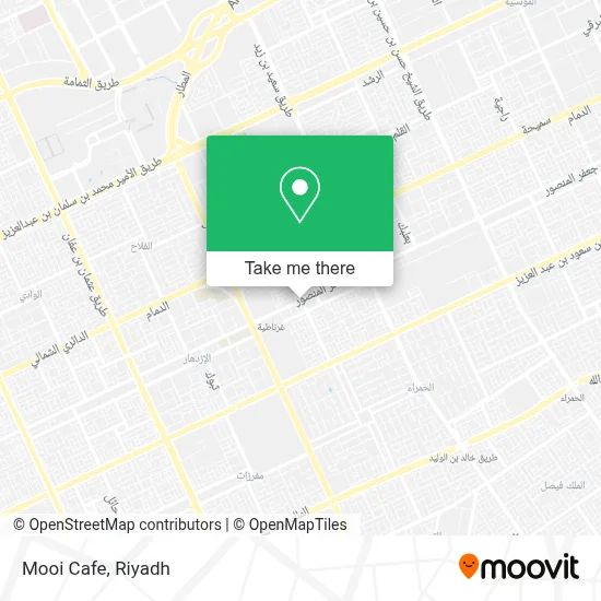 Mooi Cafe map