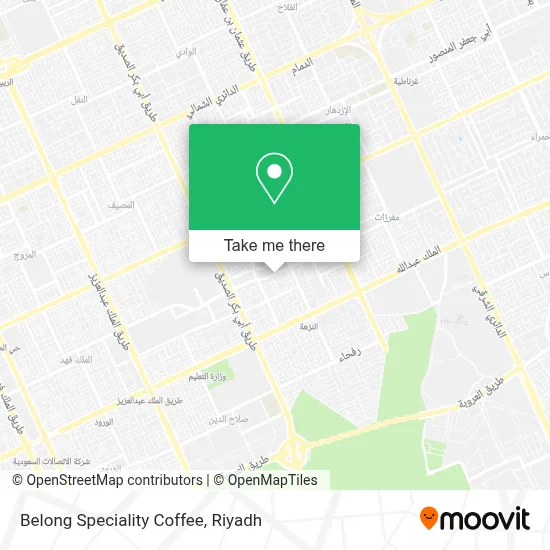 Belong Speciality Coffee map