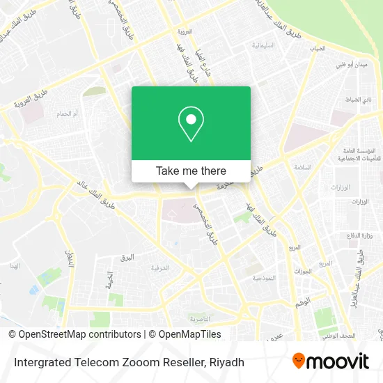 Intergrated Telecom Zooom Reseller map