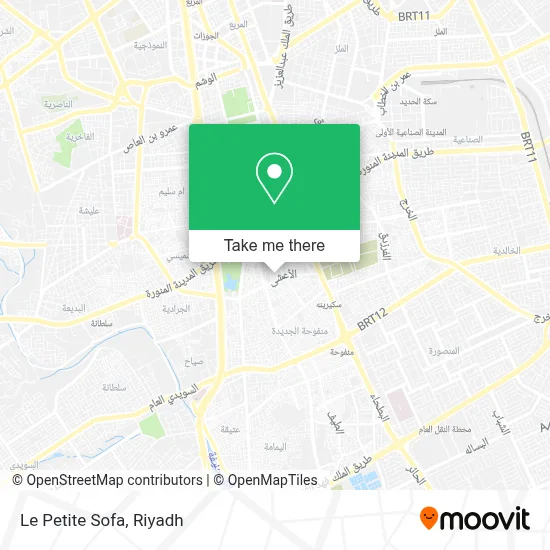 Le Petite Sofa map
