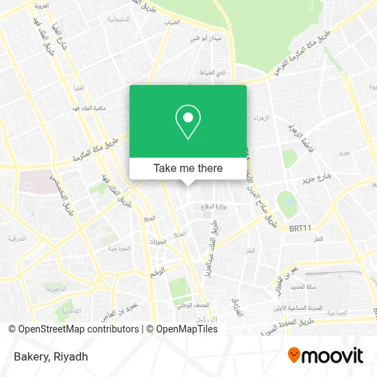 Bakery map