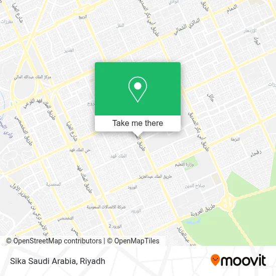 Sika Saudi Arabia map