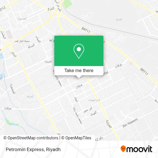 Petromin Express map