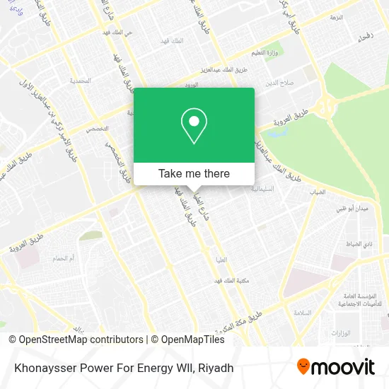 Khonaysser Power For Energy Wll map