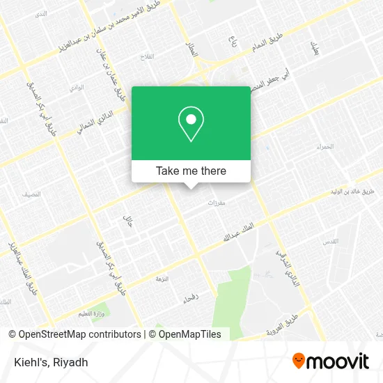 Kiehl's map