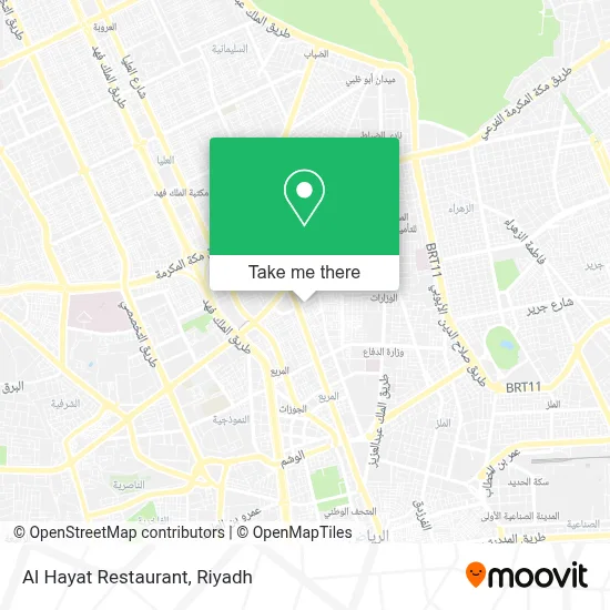 Al Hayat Restaurant map