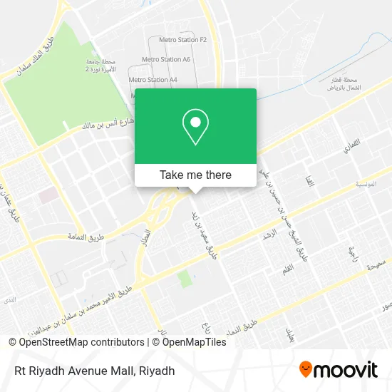 Rt Riyadh Avenue Mall map