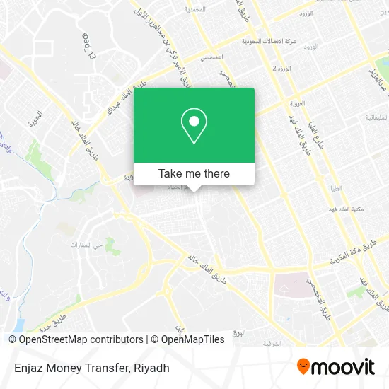 Enjaz Money Transfer map