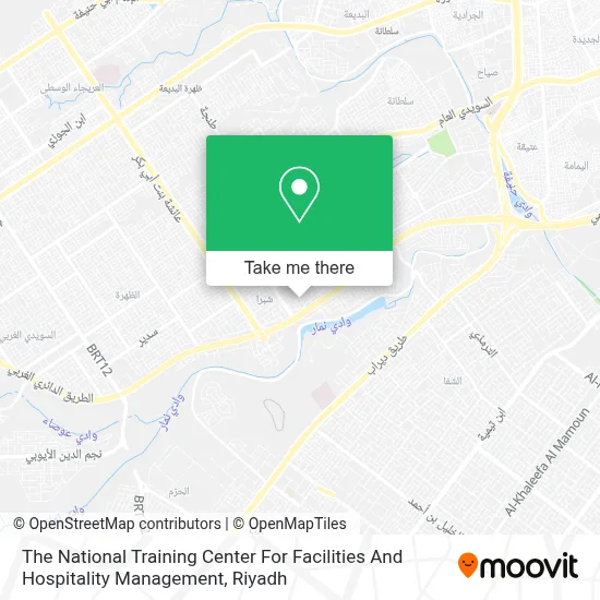 The National Training Center For Facilities And Hospitality Management map