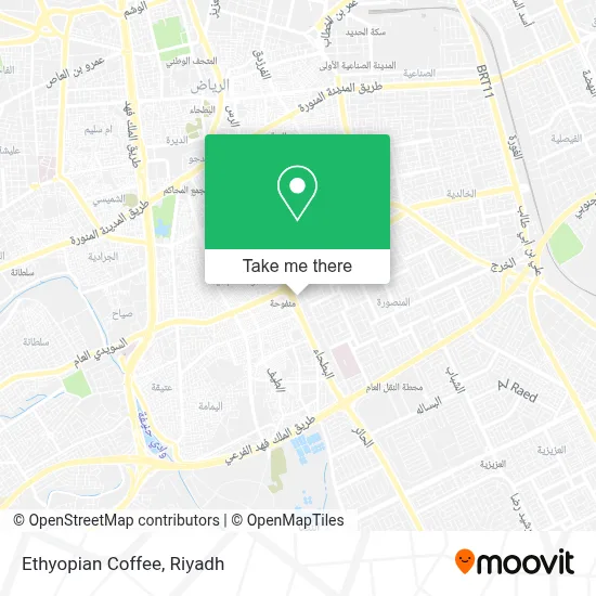 Ethyopian Coffee map