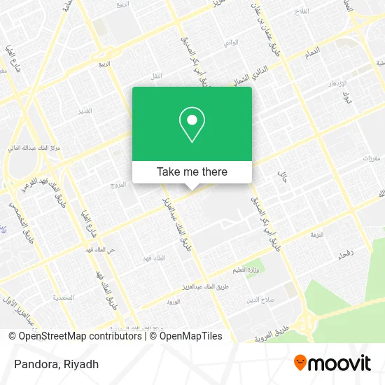 Pandora map