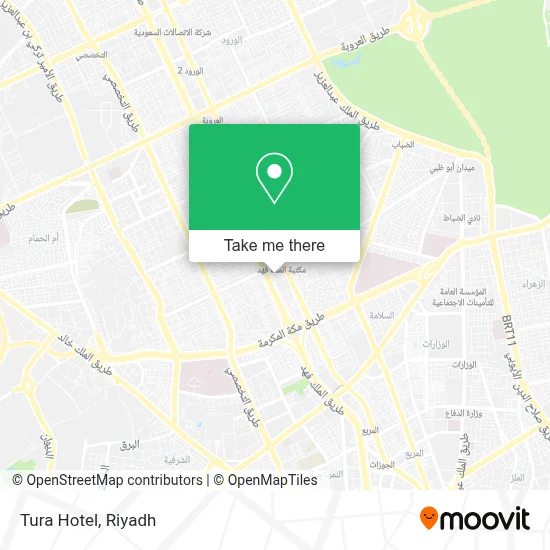 Tura Hotel map