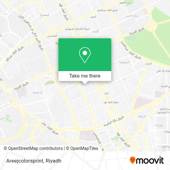 Areejcolorsprint map