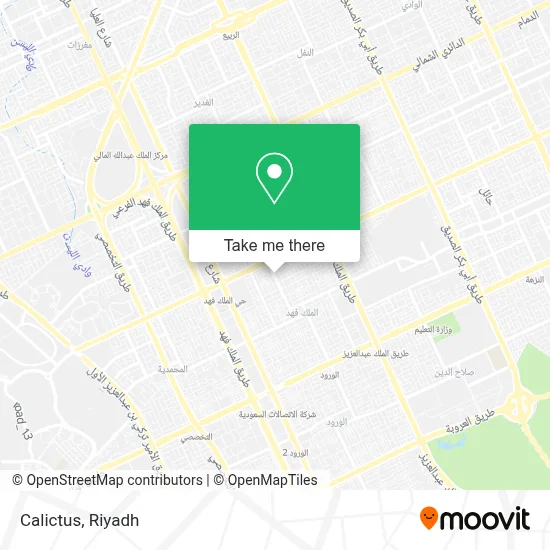 Calictus map