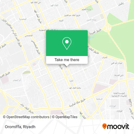 Oromiffa map
