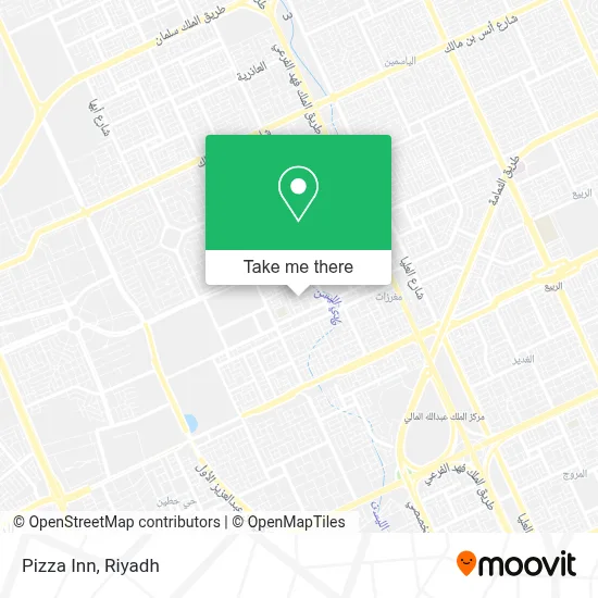 Pizza Inn map
