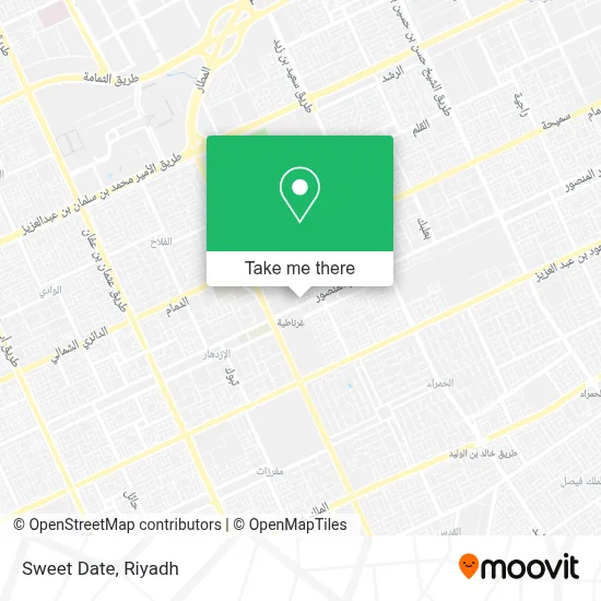 Sweet Date map