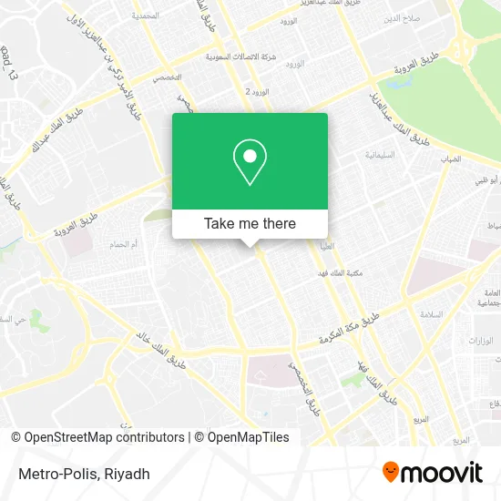 Metro-Polis map