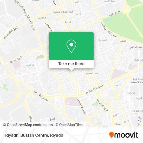 Riyadh, Bustan Centre map