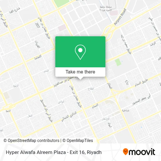 Hyper Alwafa Alreem Plaza - Exit 16 map