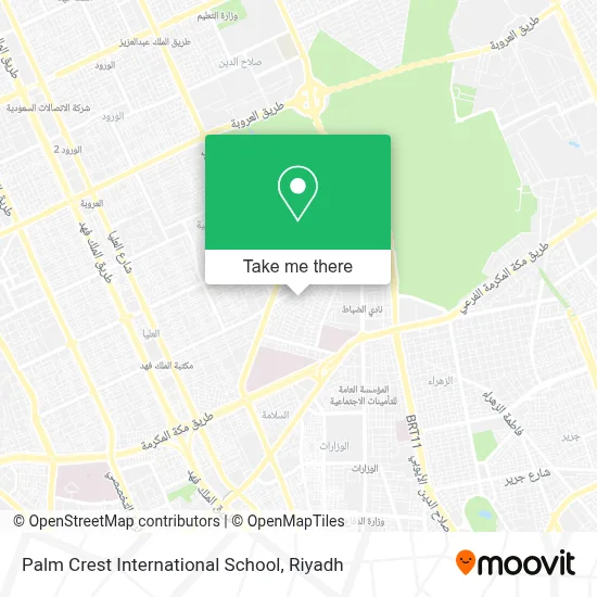Palm Crest International School map